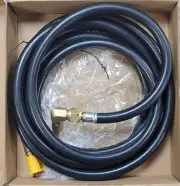 Propane Hose, Propane Elbow Adapter Fitting RV Quick-Connect Kit 7FT - NEW!