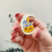 Crescent Moon Enamel Pin