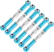 COMNESTBI 6Pcs Aluminum Turnbuckle Rod Linkage for Rc Cars Compatible with Epxhsp Racing Hpi Truck Buggy Upgrade Parts Blue