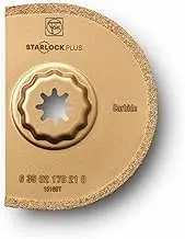 Fein StarLock Plus Thin Carbide Segmented Saw Blade for Removal of Defective Tile Grout - 3-17/32" Diameter, 1-Pack - 63502170210