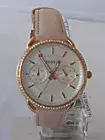 Fossil - Ladies Tailor Multifunction Rose Gold Tone & Blush Leather Watch ES4393