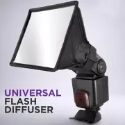 Universal 15x17cm Foldable Flash Diffuser Softbox For Canon Nikon Sony Olympus