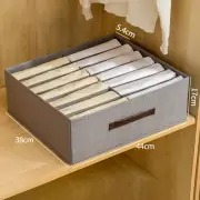 Storage Box Partition Design Storing 14 Grids Wardrobe Clothing Organizer Canvas