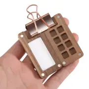 8 Grid Portable Travel Paint Tray Box with A Clip (Without Paint) T4K94684