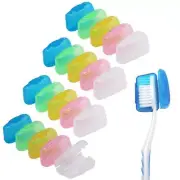 20 Pack Travel Toothbrush Head Covers, Portable Toothbrush Pod Caps Case Prot...
