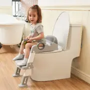 Potty Training Toilet Seat with Step Stool Ladder for Boys and Girls Baby Tod...