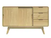 Buffet Sideboard with Sliding Door 3 Drawers Pantry Storage Cabinet Hallway Kitchen