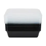 10 Piece 1 Compartment Meal Prep Containers