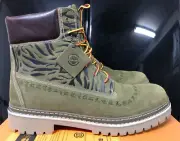 Timberland x CLOT Edison Chen 6" Premium Boot Dk Green 50th Anniversary $295 13W