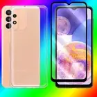 Tempered Glass Screen Protector Soft TPU Case for Samsung Galaxy A23 5G SM-A236U