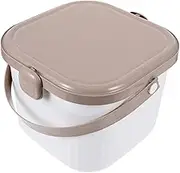 ABOOFAN Large Sturdy Box Storage Bin with Lid Multi Function Organizer for Building Blocks Easy to Move Handheld Storage Case for Room Playroom and More