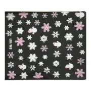 Nail Sticker Time-saving Convenient Cute Nail Art Sticker Snowflake