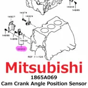 【NEW】Mitsubishi Genuine 07-20 Outlander Cam Crank Angle Position Sensor 1865A069 (for: Mitsubishi)