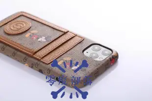 shell++【零度說】潮牌米奇 iPhone SE 2020 手機殼 卡通高檔 插卡 創意 7 8Plus 皮套三包 軟殼 歐美時尚