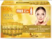VLCC Gold Facial Kit for Bright Radiant Complexion 300 Gram Brand New Fast