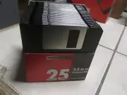 25 Diskettes Formatted IBM PL Media 1.44mb New Floppy 3.5 DS HD Error Free New