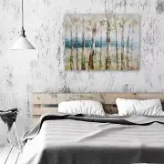 Original Hand-Painted Masterpiece: Ethereal Forest Landscape