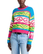 Mother The Itsy Cropped Crewneck Sweater