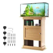 20 Gallon Aquarium Stand MDF Reptile Tank Storage Cabinet Basswood Color 167