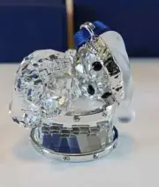 Swarovski Kris Bear Laying on Drum #718989 NIB!