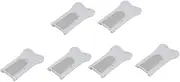 ERINGOGO 6pcs Safety Lock Latch Handle Proof Cabinet Locks Kitchen Proof Door Knob Knobs Proof Door Knob Covers Proof Cabinet Lock Babies Pantry Abs White