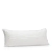 Boll & Branch Waffle Organic Cotton Decorative Pillow with Insert, 14 x 34