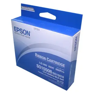 EPSON S015016/LQ680原廠色帶(黑色/1組12入)