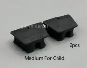 2pcs Autoclavable Dental Silicone Mouth Prop Tongue Piercing Bite Blocks M Child