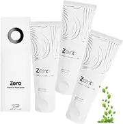Zero Toothpaste 10% Nano-Hydroxyapatite, Whiter Teeth & Fresher Breath, Enamel Repair For Oral Health Care, Anti Plaque & Cavity Prevention, Fluoride-Free Toothpaste For Sensitive Teeth (3PCS)