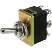 ST7201 Dpdt 10A Metal Toggle Switch Screw Terminals On - On Rating: 10Amp 250Vac DPDT 10A METAL