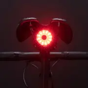 ROCKBROS 100LM Bike Tail Light Brake Sensing Rear Lights 7 Modes USB Rechargeable Safety Warning Lamp