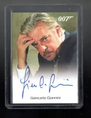 James Bond in Motion Giancario Giannini autographed card