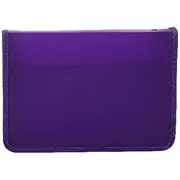 Ausinc A4 Zipped Document Folder Purple