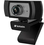 Verbatim 1080p Full HD Webcam - Black/Silver