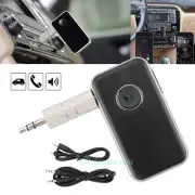 Wireless Bluetooth 3.5mm Handsfree Audio Stereo Music Home Car Receiver Adapter