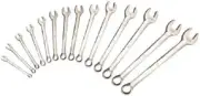RS Pro SMALL COMBINATION SPANNER SET 14Pcs Imperial, Hardened & Tempered