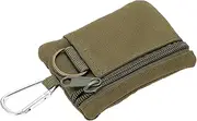 [Nuyhgtr] Credit Card Holder, Portable Card Pouch, Women's Credit Card Wallet, Small Zipper Bag, Card Holder Wallet, Key Card Holder, for Thanksgiving, Christmas, Mother's Day, Chinese New Year, Army Green,