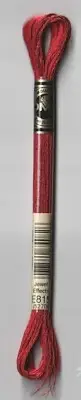 JEWEL EFFECTS - DMC - Dark Red Ruby colour - 8m/skein - 317W.E815 - 6831