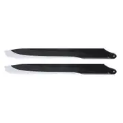 1pair PUDU 350mm Carbon Fiber Main Rotor Blade Propeller For RC Helicopter