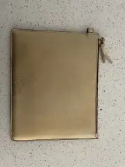 RM Williams Leather Clutch Bag Gold