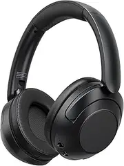 MINSLIS H1 Bluetooth Headphones, Bluetooth 5.3 Wireless Over-Ear Headphones with Mic, Hi-Fi Audio Foldable Lightweight Headphones, Up to 40 Hours of Battery Life for Phone/PC (Black)