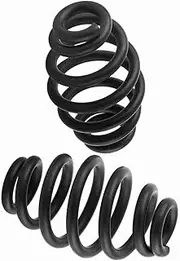 3-Inch Steel Drum Springs for Motorcycle | Plated Springs for Chopper Bobber Customization (Matte Black Color)