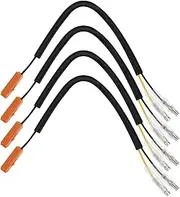 4x Turn Signal Wiring Adapter Compatible with Kawasaki Plug Adapter Motorcycle Turn Signal Adapter Cable Approx. 22.5cm/8.86inch