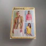 Butterick Pattern R10559 Misses Belted Tops Long Short Sleeve Sz. 14 16 18 20 22