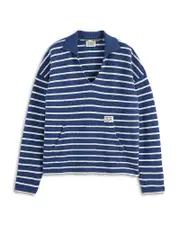 Scotch & Soda V Neck Terry Loop Sweatshirt
