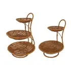 Circular Basket with Stand, PP Material, Lightweight for Spice Bottles,