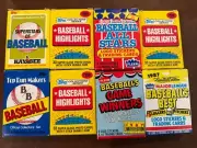 Topps Fleer Baseball Sets From The 80s Complete lot123