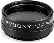SVBONY Polarizer Lens Filters Variable Polarizing Filter 1.25" Optical Glass Lens Aluminum Frame for Astronomic Telescope Eyepiece Standard M28.5 Thread