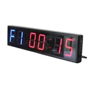 Ledgital Large Interval Gym Clock for Workouts Size 20x4.7in. Operated by Rem...