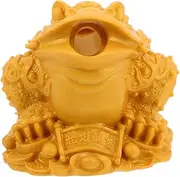 Water Fountain Spout Spitting Frog Lucky Money Toad Ornament for Home Kitchen Garden Tea Table Decor